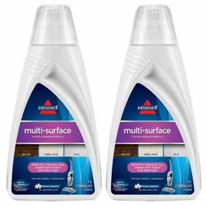 2 x Bissell Multi-Surface Floor Cleaner 1 Litre - Spring Breeze Scent - Picture 1 of 2