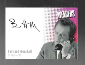 The Avengers Definitive Series 2 2005 Autograph Card A9 Bernard Horsfall   - Picture 1 of 2