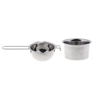 1 Set Stainless Steel Double Boiler Wax Melting Pot Tool for DIY Candle Soap