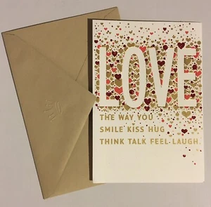 NUEVO sello “I❤️You” tarjeta de felicitación y sobre - Imagen 1 de 4