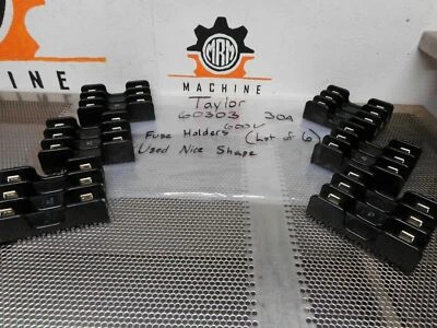 Portafusibles TAYLOR 60303 30A 600V usados con garantía (lote de 3) Foto 1 de 4