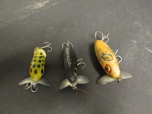 Lot of 3 Vintage Jitterbug fishing lures. - Picture 1 of 12