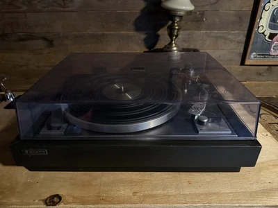 Винтажный Sanyo TP-626 проигрыватель отсутствует ремень - Изображение 1 из 4