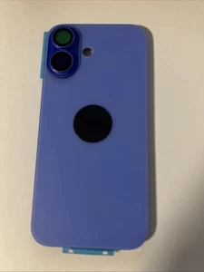 Back vetro Scocca Posteriore Per iPhone 16 plus Compatibile Magneti Azzurro Blu - Imagen 1 de 2