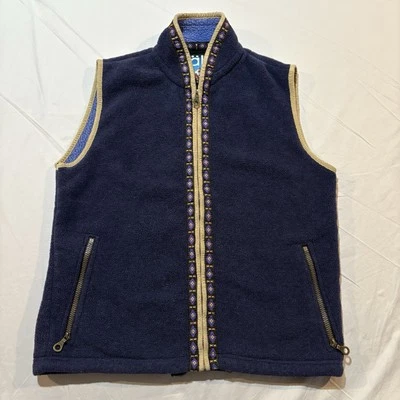 Chaleco polar vintage Kuhl Alf cremallera completa Polartec talla L para mujer azteca EE. UU. 90s Foto 1 de 4