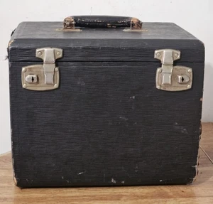 SOLO ESTUCHE DE MADERA VINTAGE AÑOS 40. (Similar al peso pluma Singer, pero más pequeño) - Imagen 1 de 9