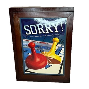 ¡LO SIENTO! Caja de madera colección de juegos edición estantería Hasbro 2009 - Imagen 1 de 8