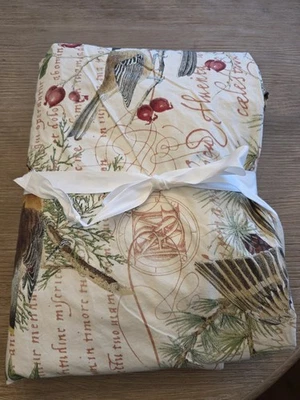 Edredón Pottery Barn Winter Bird COMPLETO/REINA vacaciones Foto 1 de 4