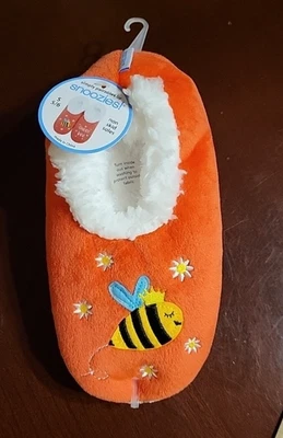 NUEVO con etiquetas Snoozies Zapatillas para cubrir pies QUEEN BEE para mujer talla pequeña 5/6 Foto 1 de 4