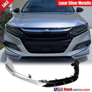 For Honda Accord 18-20 Lunar Silver Metallic Yofer Front Bumper Lip Splitter Kit - Picture 1 of 12