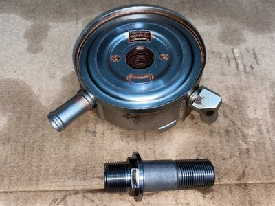 2014-2023 INFINITI Q50 Q60 VQ35 ENGINE MOTOR OIL COOLER FILTER SANDWICH  OEM - Image 1 of 4