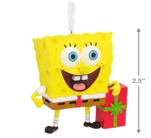 New in Box Spongebob Square Pants Nickelodean Christmas Ornament Hallmark 2024 - Picture 1 of 3