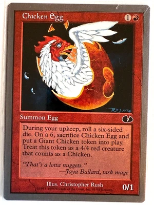 MTG - Chicken Egg - Unglued - 41/94 - English - NM - Image 1 of 2