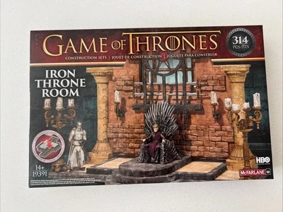 McFarlane Toys 2015 - Juego de Tronos - Juego de habitación de trono de hierro - Nuevo en caja 314 piezas Foto 1 de 4