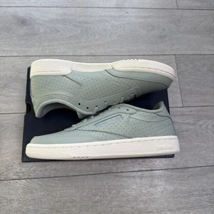 BNIB REEBOK Club C 85 White Gum Women's Leather Tennis Trainers NEW UK 4.5 - Picture 1 of 6