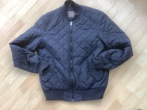 Ben Sherman navy blue quilted Harrington style jacket Size Medium - Picture 1 of 1