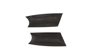 Manija de puerta de fibra de carbono negra real para Porsche 718 2016-2020 cubierta interior moldura - Imagen 1 de 6
