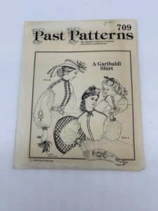 Past Patterns Nostalgic Victorian Garibaldi Shirt #709 Uncut Sewing Pattern 3A - Picture 1 of 4