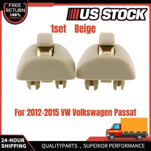 2Pcs Sun Visor Hook Clip Fit For VW Volkswagen Passat 6R0857561Y20 2012-2015 - Picture 1 of 17