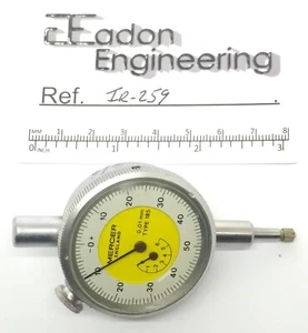 Mercer Type 185 Plunger Type DTI (Dial Test Indicator). Graduation 0.01mm. - Imagen 1 de 2