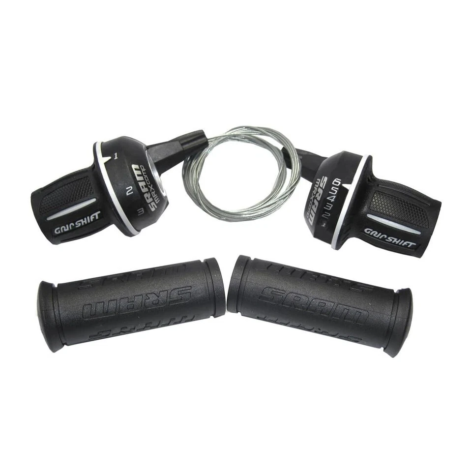 SRAM MRX Comp Shifter Set 6 Speed Rear Microfriction Front, Includes Stationary - Image 1 of 1