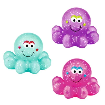 MOSES Leuchtender Glitzerkraken für die Badewanne