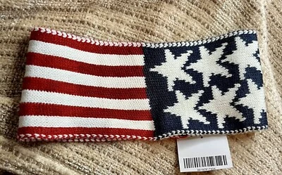 (NUEVO CON ETIQUETAS) DIADEMA MEZCLA ALGODÓN, ESTRELLAS Y RAYAS Foto 1 de 3