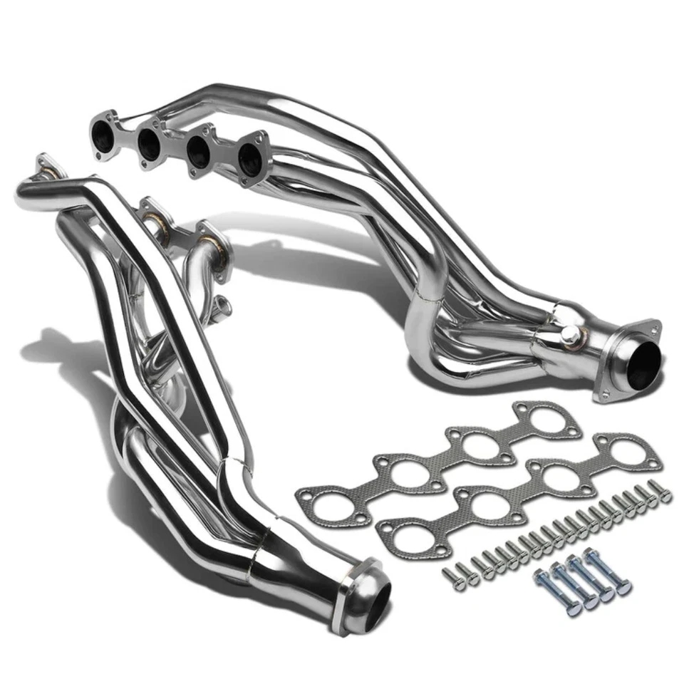 1Pair Exhaust Headers Fit For 96-04 Ford Mustang Gt 4.6L V8 Stainless Steel - Image 1 of 4