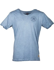 Herren T-Shirt VW Bulli T1 Surfer Kult Fashion Print »BULLI« Indigo Blau - Picture 1 of 3