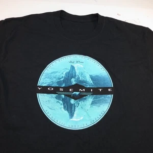 YOSEMITE NATIONAL PARK CAMP HIKE CLIMB OUTDOOR NPS TEE T SHIRT Mens L Black  - Picture 1 of 2