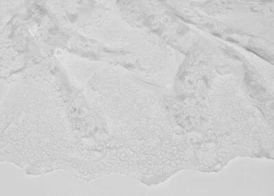 ESPRO Lace fabric tulle tip cord lace white veil wedding dress decorative fabric L1705