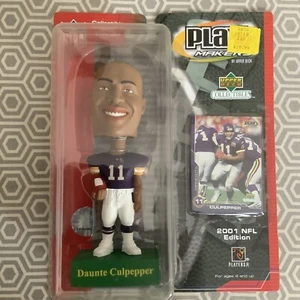Vintage HTF 2001 Dante Culpepper UD Bobblehead Playmaker Minnesota Vikings NEW - Picture 1 of 2
