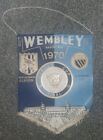 Vintage Rare Manchester City V Wba Small Coffer Pennant League Cup March 1970