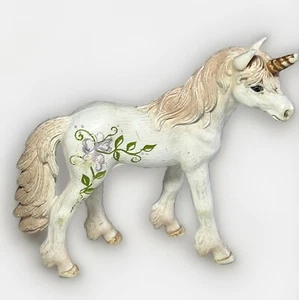 Schleich White Baby Unicorn Figure 2009 Glitter Mane and Tail Fantasy Play Toy - Picture 1 of 6