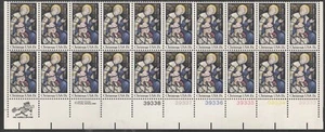 US Scott #1842, "Christmas" Margin block of 20, MNH - Picture 1 of 1