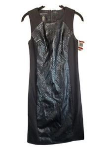 International Concepts Dress Womens X-Small Black Knee Lenth Sleeveless NWT - Picture 1 of 7