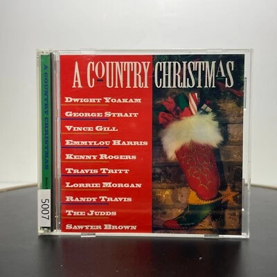 A Country Christmas 1994  CD George Strait The Judds Vince Gill Yoakam Travis T - Image 1 of 4