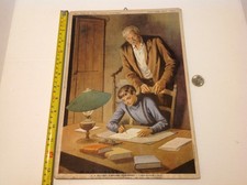 RARA LOCANDINA DIDATTICA ANNI 50 ,VENIVA APPESA NELLE SCUOLE,PER APPRENDIMENTO.