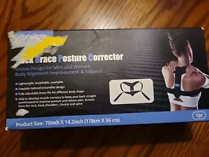 NEWGO Haltungskorrektor obere Rückenbandage für Männer Frauen voll verstellbar, offene Box - Bild 1 von 2