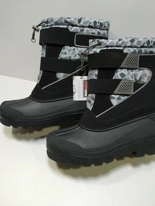 LANDS' END Botas Negras Aisladas Thermolite Impermeables Damas Talla 5 @22 - Imagen 1 de 6