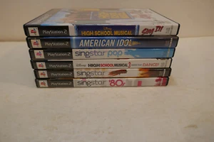 Sing Star , Sing it High School 6 Game Singing Game lot   Sony Playstation 2 PS2 - Picture 1 of 4