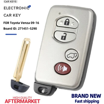 Mando a distancia sin llave inteligente Toyota Venza 2009-2016 HYQ14ACX 271451-5290 Foto 1 de 4