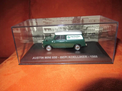 DIE CAST 1:43 - AUSTIN MINI 850 - BEPI KOELLIKER - 1968 - NUOVO IN TECA RIGIDA - Immagine 1 di 3