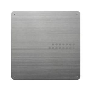 Three by Three Seattle 15 x 15 Inch Metal Frameless Magnetic Bulletin Board w... - Picture 1 of 5