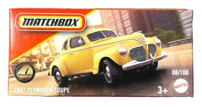 Matchbox 1941 Plymouth Coupe 8/100 2025 1:64 Modellauto Spielzeug Box Set OVP - Bild 1 von 4