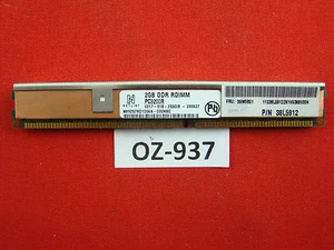 1x2GB IBM PC3200R-3330-Z 2GB ECC 2Rx4 38L5912 Rdimm DDR400 #OZ-937 - Picture 1 of 2