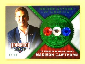 Decision 2020 Series 2 Madison Cawthorn 03/10 U.S. House Political Gems #PG-75