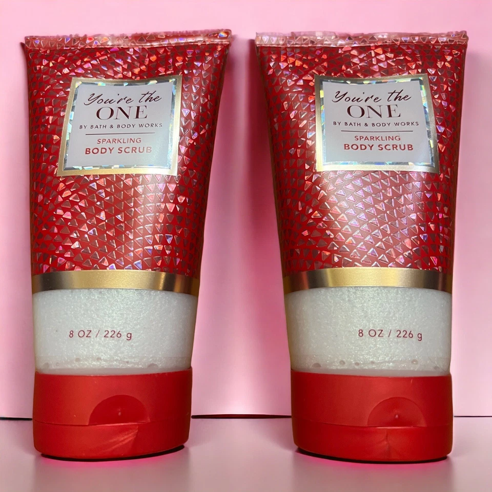 You’re The One 8oz Sparkling Body Scrub Set Of 2 Bath & Body Works Shimmer - Image 1 of 1