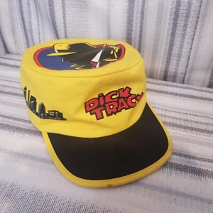Vintage 80s Dick Tracy Painters Hat Cap VTG 90s Cartoon Promo TV Show - Picture 1 of 8