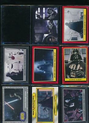 Lot (8) Star Wars #1 22 25 15 3 127 60 52 Darth Vader Topps (AI88) SWSW6 - Image 1 of 2